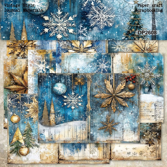 A5 Christmas Decorations Journal Scrapbook Paper