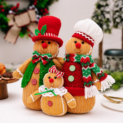 Christmas Creative Gingerbread Doll Ornaments