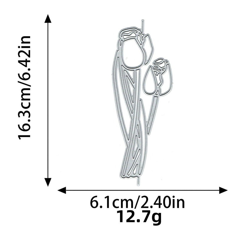 Tulip Decorative Metal Cutting Dies