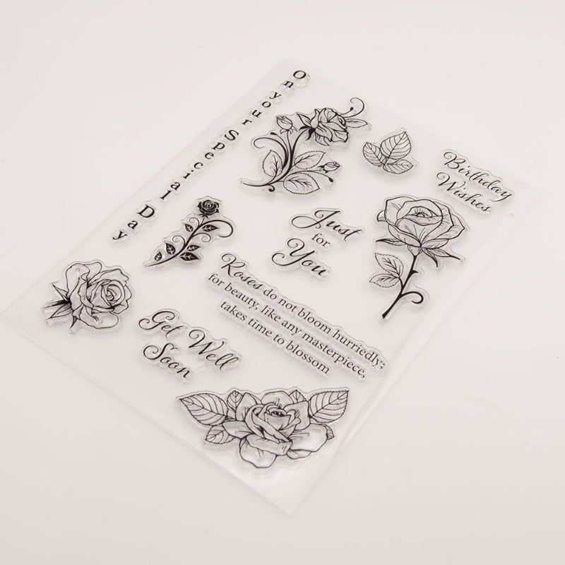 Beautiful Roses Clear Stamps