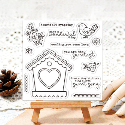 Bird House Dies & Stamps Set