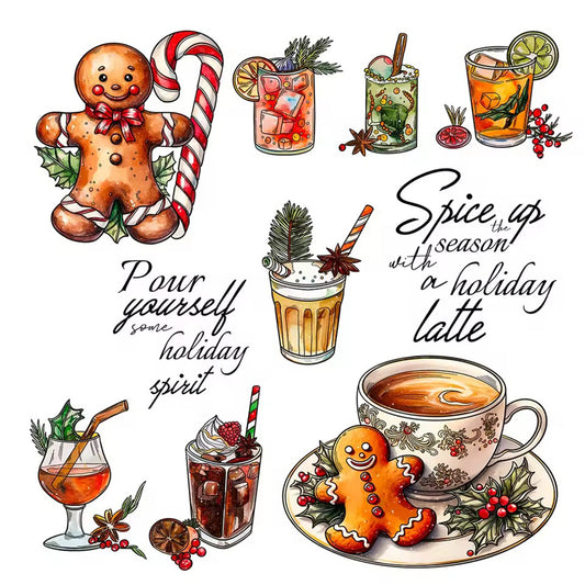 Christmas Theme Clear Stamps