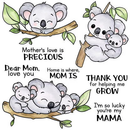 Cute Koala Dies & Stamps Set