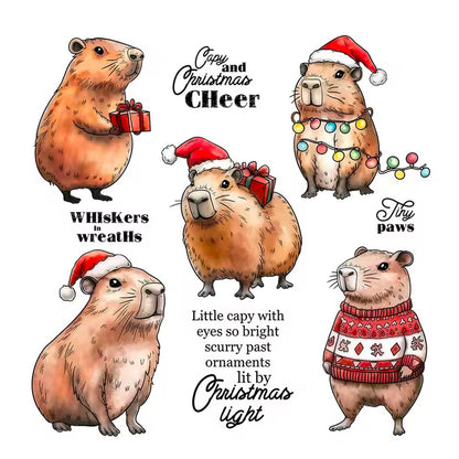 Christmas Mouse Clear Stamps