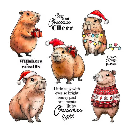 Christmas Mouse Clear Stamps