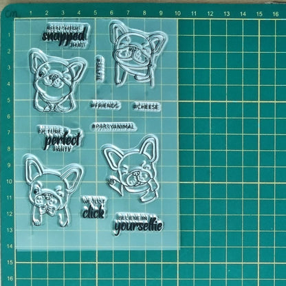 Cute Puppies Dies & Stamps Set