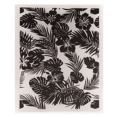 Monstera Leaf Plastic Embossing Folder