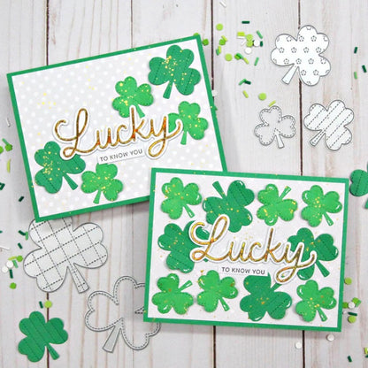 "Lucky" Words Metal Cutting Dies