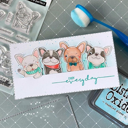 Cute Puppies Dies & Stamps Set