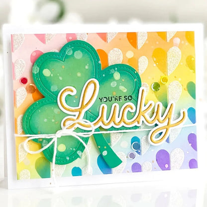 "Lucky" Words Metal Cutting Dies