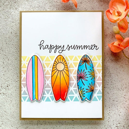 Summer Surfboard Dies & Stamps Set