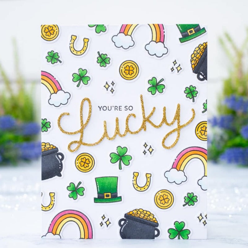 "Lucky" Words Metal Cutting Dies