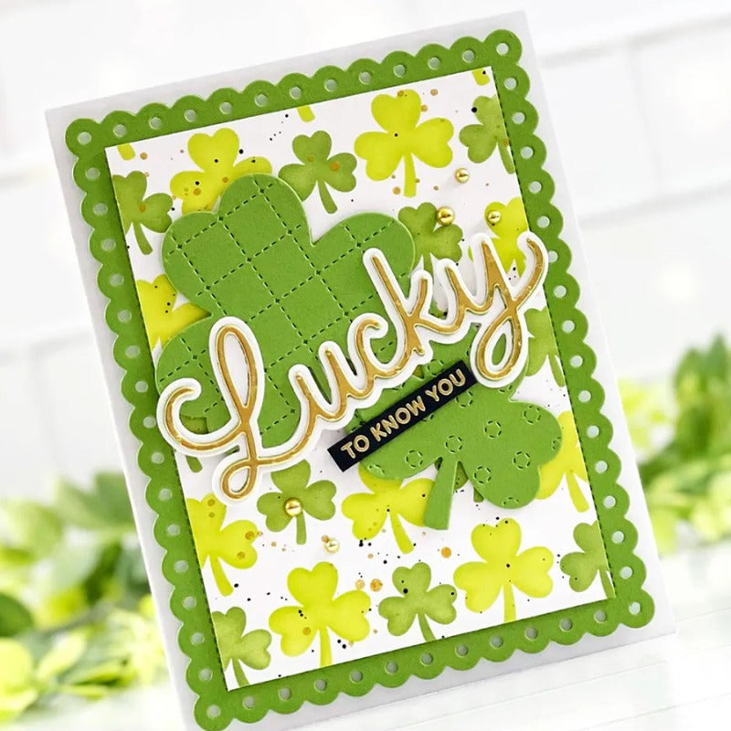 "Lucky" Words Metal Cutting Dies