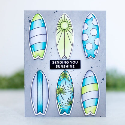 Summer Surfboard Dies & Stamps Set