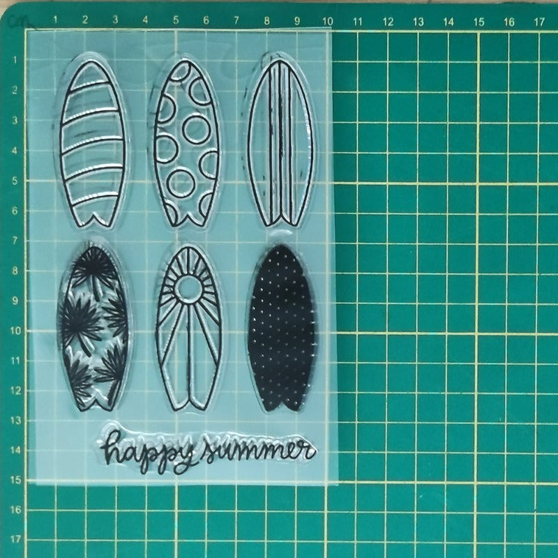 Summer Surfboard Dies & Stamps Set