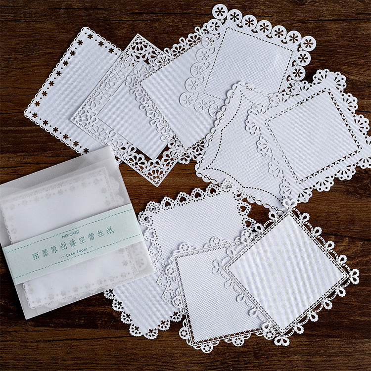 DIY Scrapbook Hollow Lace Paper