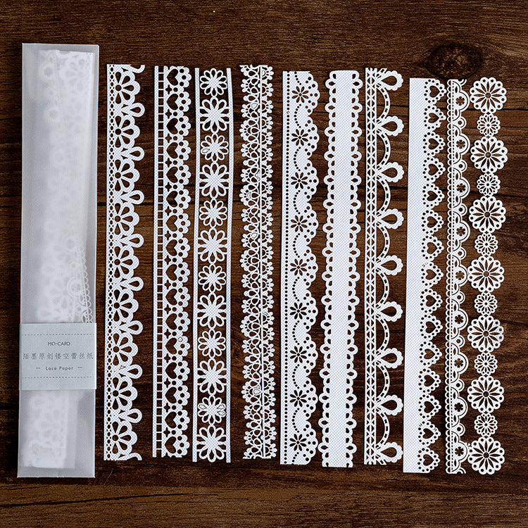 DIY Scrapbook Hollow Lace Paper