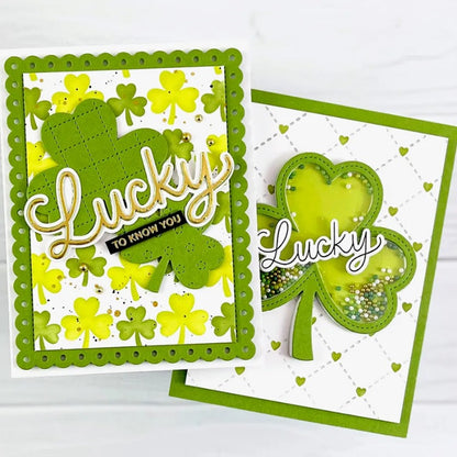 "Lucky" Words Metal Cutting Dies