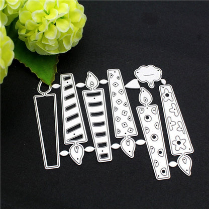 6Pcs Candles Metal Cutting Dies