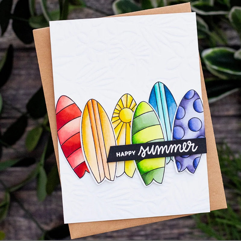 Summer Surfboard Dies & Stamps Set