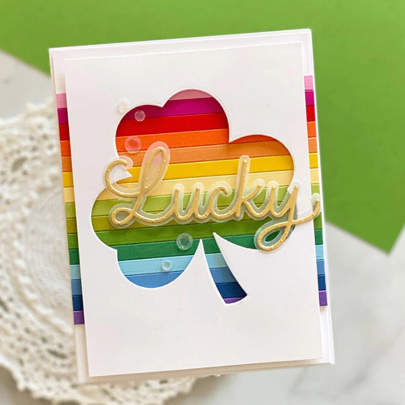 "Lucky" Words Metal Cutting Dies