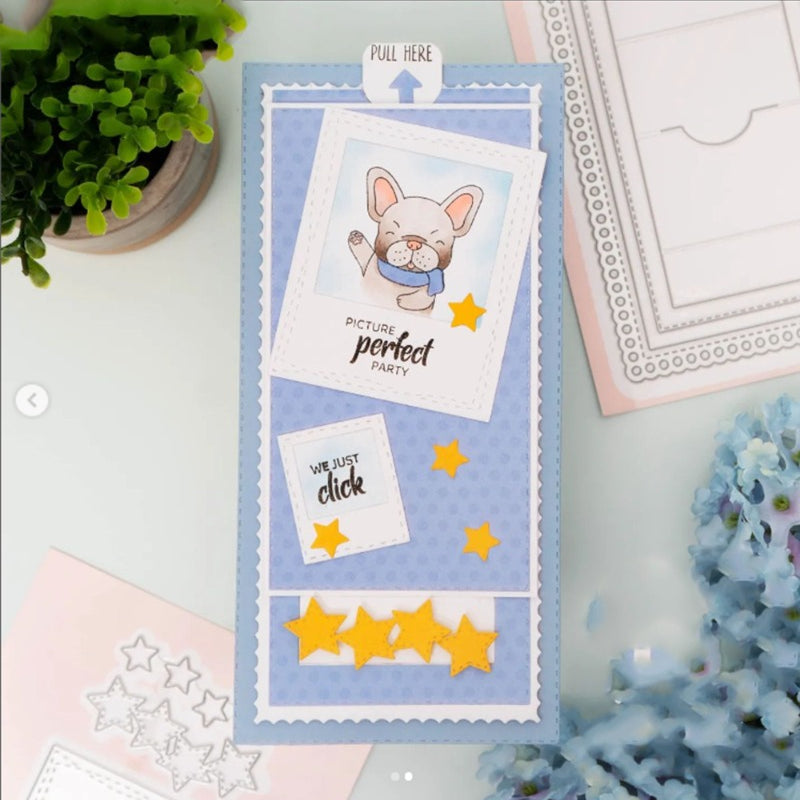 Cute Puppies Dies & Stamps Set