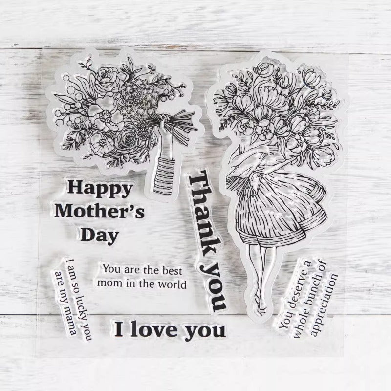 Happy Mother's Day Bouquet Dies & Stamps Set